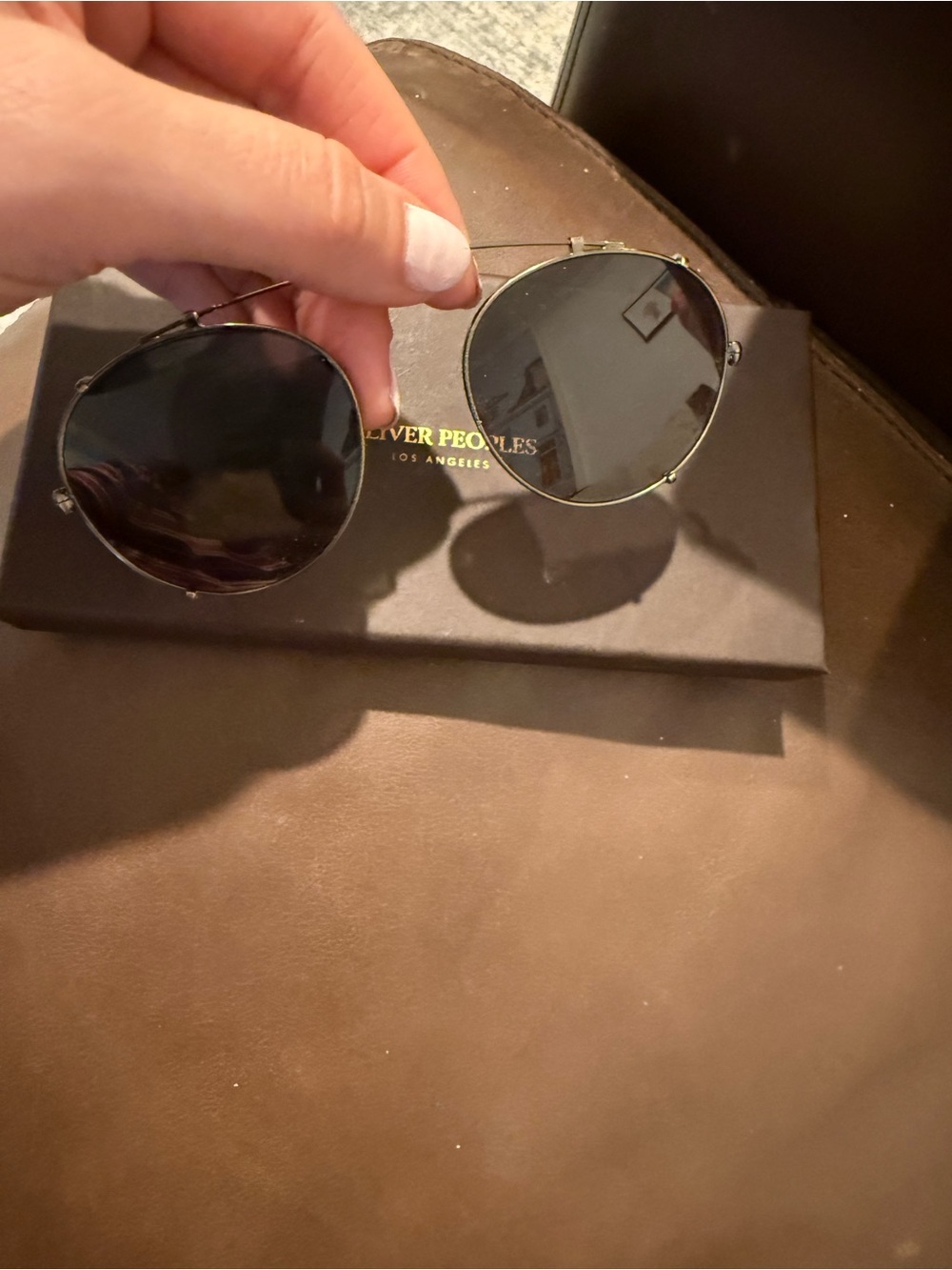 Oliver people 1186C Coleridge clip sunglasses - Picture 3 of 5